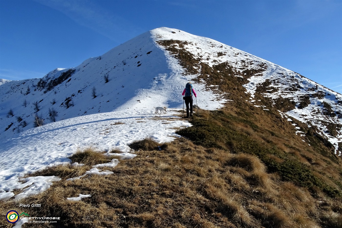 37 Ultimo strappo per l'Arete con neve.JPG -                                
